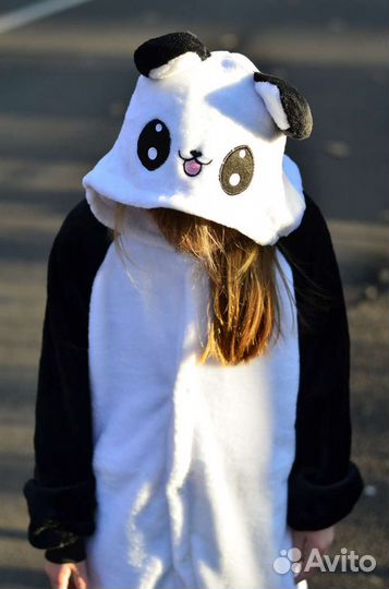 Пижама кигуруми панда 120 см, L
