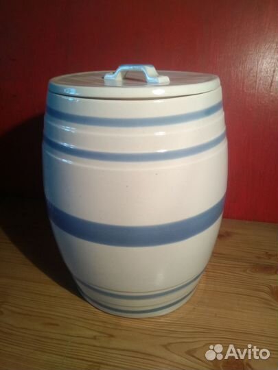 Бочонок керамический большой