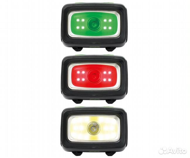 Фонарь налобный трехцветный carp PRO WRG