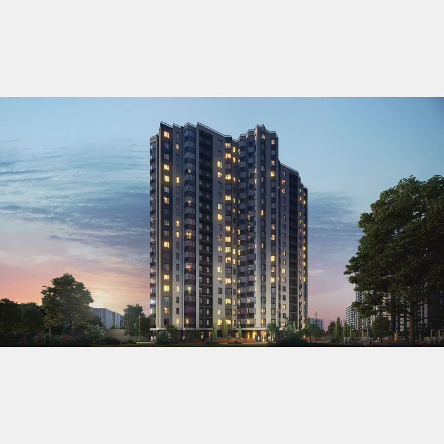 1-к. квартира, 36,8 м², 11/19 эт.