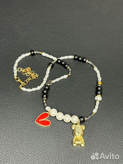 Колье Чокер из натуральных камней