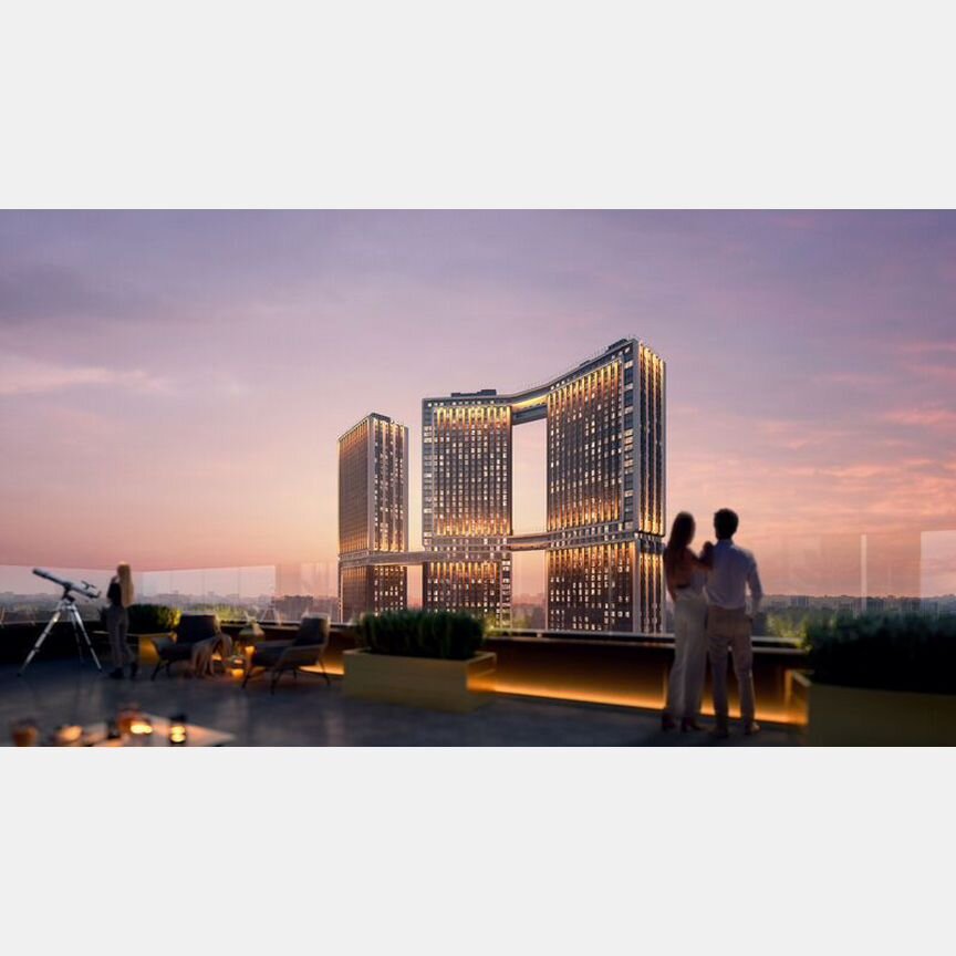 2-к. квартира, 67,3 м², 26/50 эт.