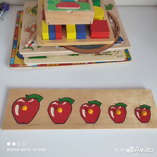 Развивающие деревянные игрушки