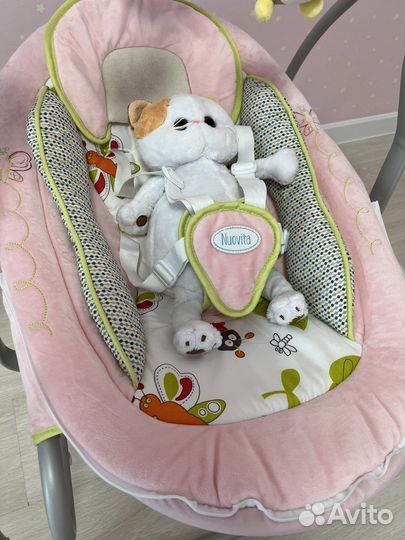 Детские электрокачели-шезлонг для новорожденных