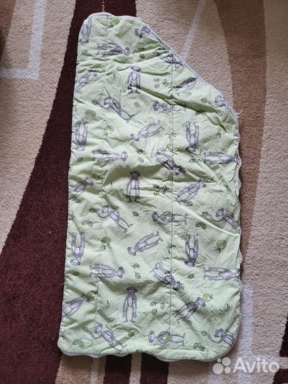 Детский тёплый спальный мешок на молнии