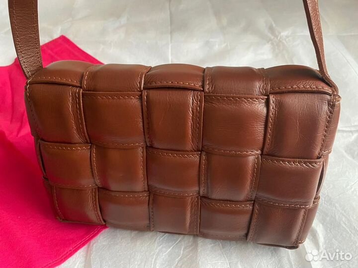 Кожанная женская сумка Боттега