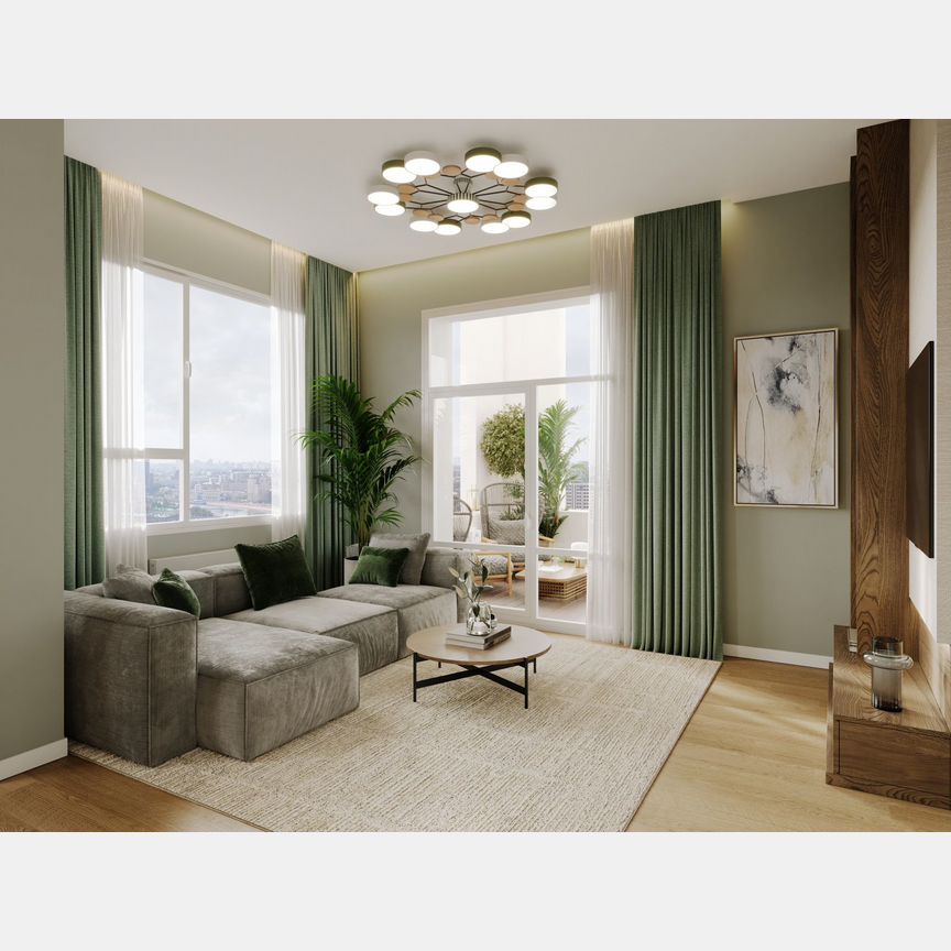 3-к. квартира, 68 м², 15/29 эт.