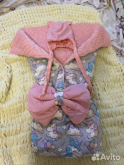 Конверт на выписку для девочки весна