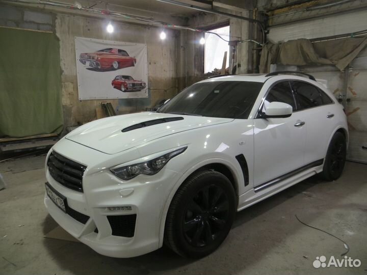 Пластиковый капот Infiniti Fx Jass-RS
