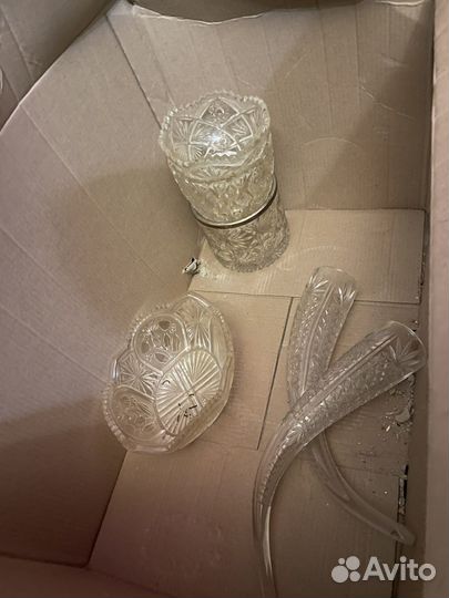 Хрустальная посуда СССР, кофейные сервизы