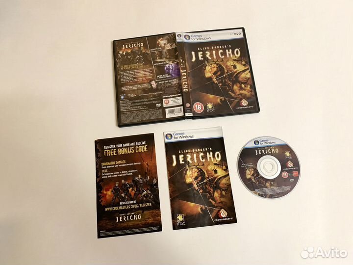 Clive Barker's Jericho лицензия Англия DVD-бокс