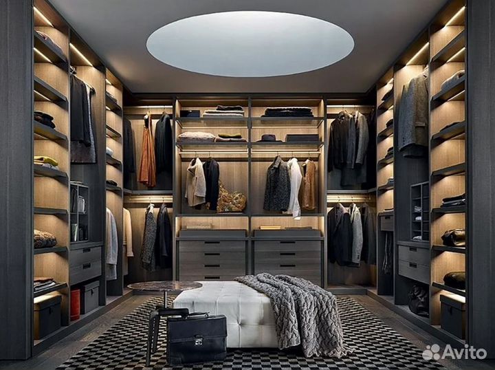 Светодиодная подсветка гардероба и шкфа купе a 105