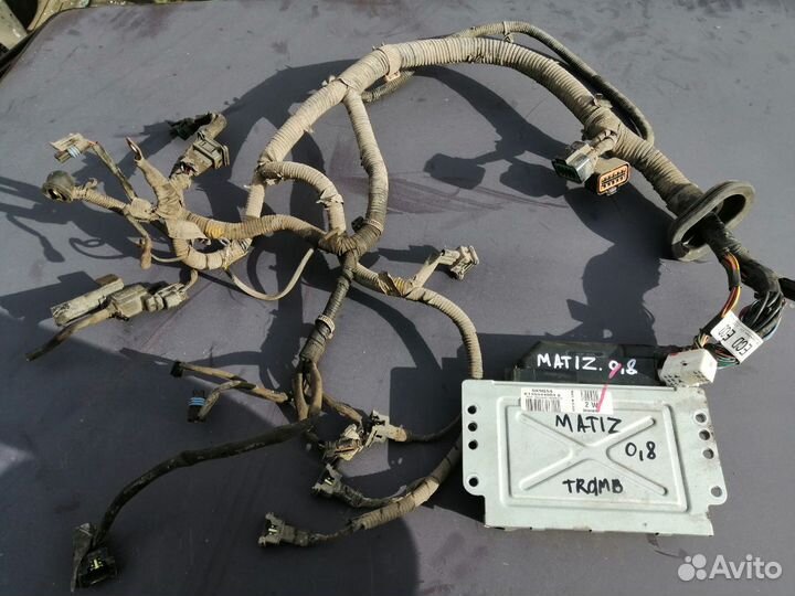 Эбу, блок управления двс, мозги Daewoo Matiz