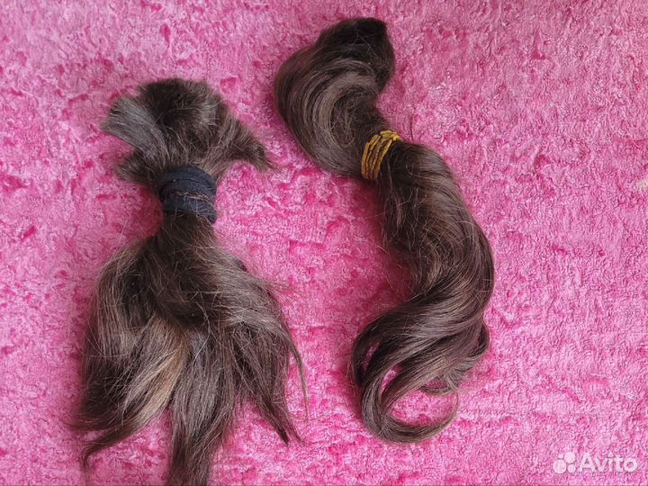 Волосы натуральные некрашеные (цена за все)