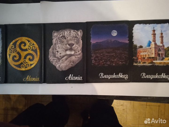 Обложки на паспорт из телячьей кожи, ручная работа