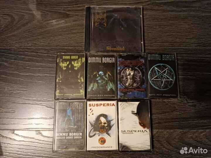 Metal аудиокассеты и аудиодиски