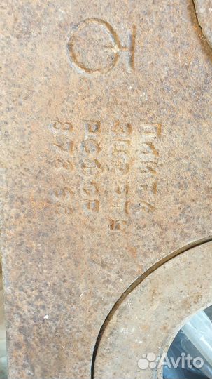 Панель печная чугунная