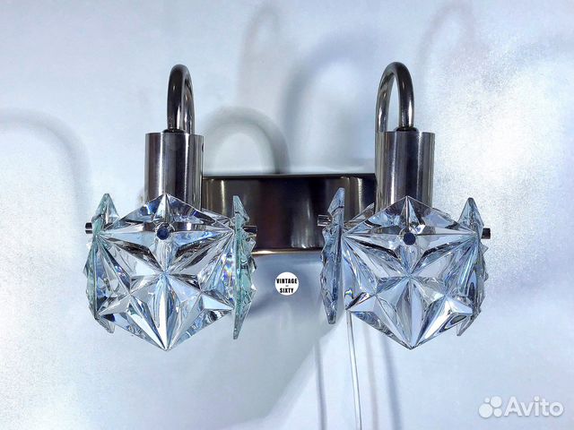 Светильник настенный бра хрусталь СССР