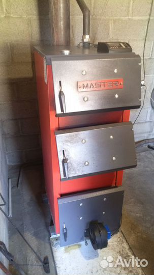 Твердотопливный котел б/у 25кв полуавтомат