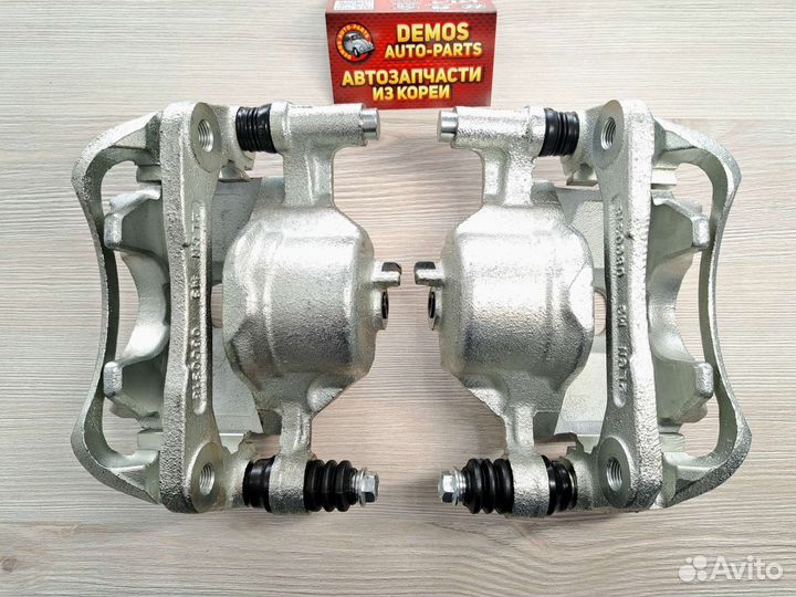 Комплект новых передних суппортов Акцент Тагаз