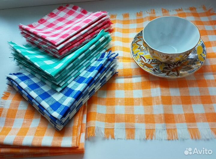 Салфетки сервировочные тканевые