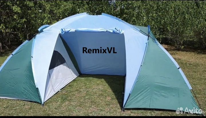 Палатка туристическая четырехместная двухкомнатная