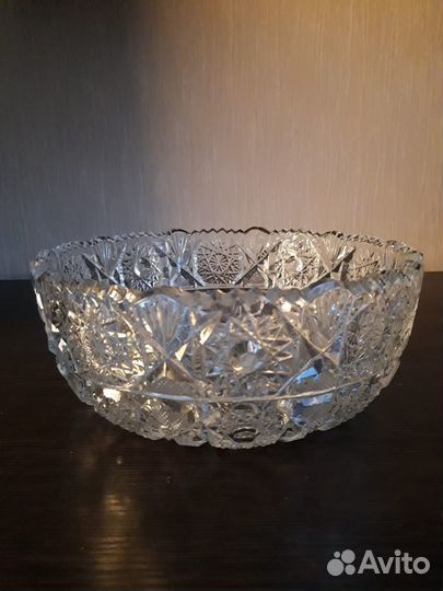 Хрустальная ваза-салатник СССР