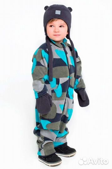 Флисовая шапка Crockid