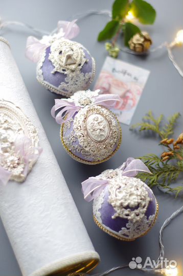 Набор новогодних игрушек