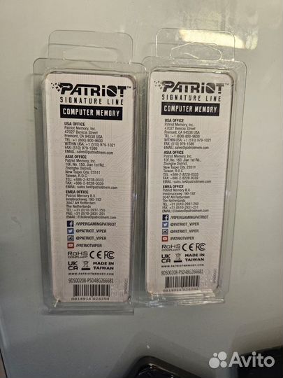 Оперативная память Patriot DDR4