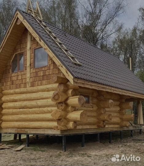 Сруб, бани, рубка