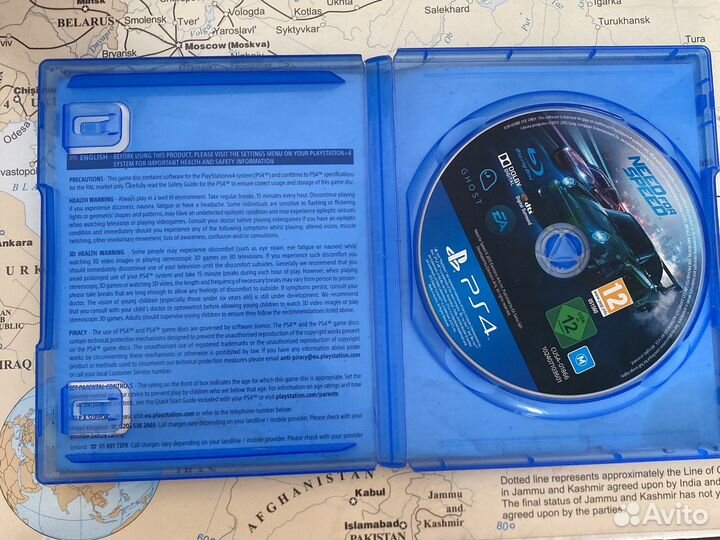 Диск на ps4 Need for speed