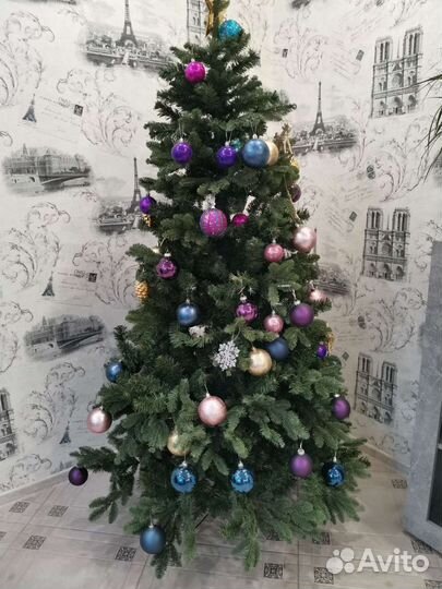 Елка световая искусственная литая бу 180 см