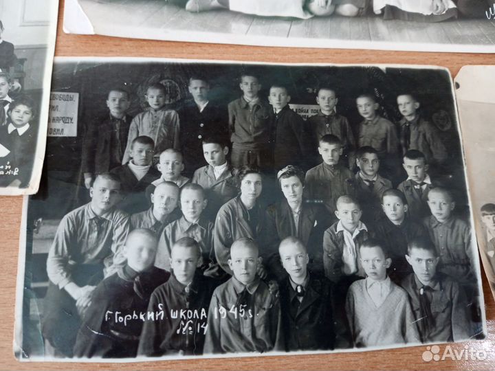 Старые фотографии школьников