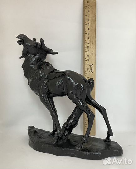 Статуэтка Лось чугун