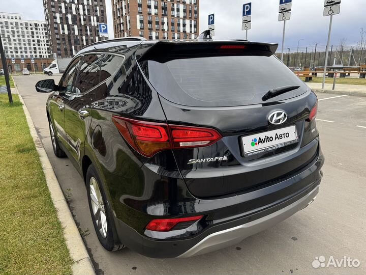 Hyundai Santa Fe 2.4 AT, 2017, 70 500 км