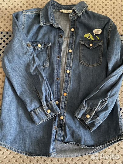 Рубашки мальчик Коттон джинс