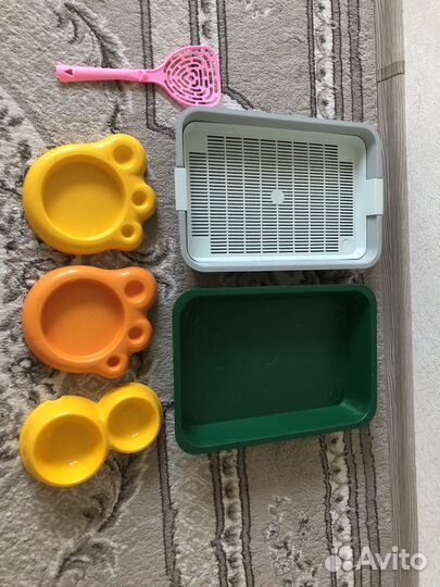 Лоток для кошек, миски для кошек