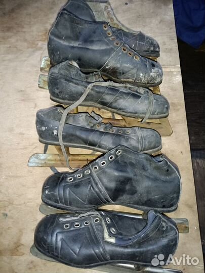 Коньки детские времён СССР под рестоврацию