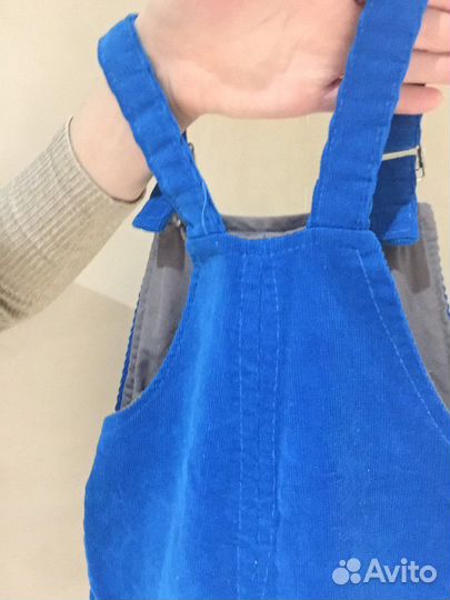 Вельветовый комбинезон 80