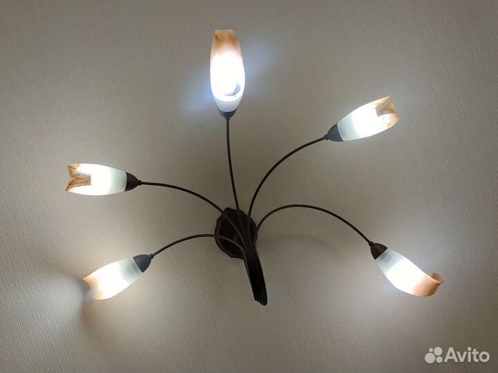 Люстра потолочная бу