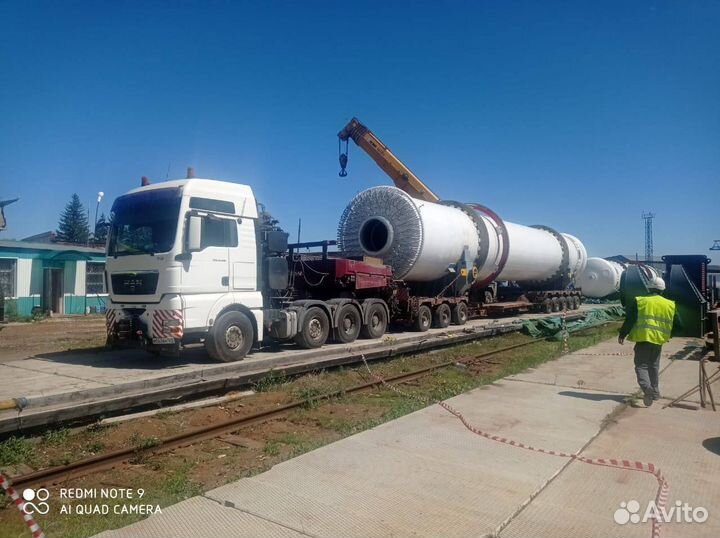 Грузоперевозки тралом негабарита