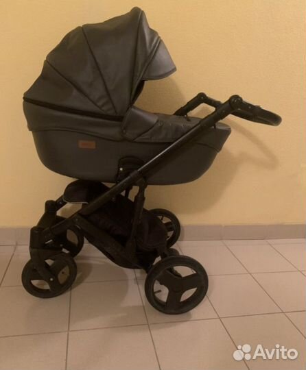 Коляска 2 в 1 эко кожа