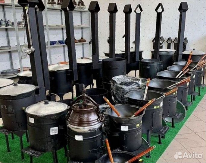 Казаны чугунные узбекские Печи