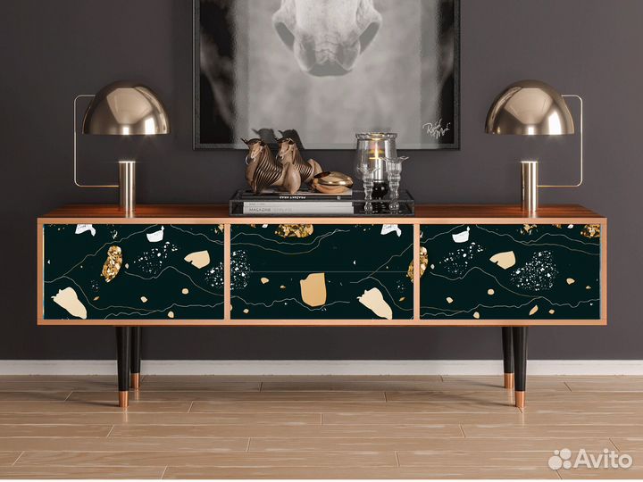 Тв-тумба T4 - Орех - Space Rocks