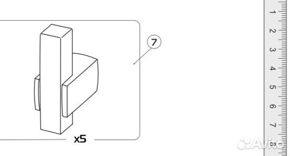 Крючок мебельный