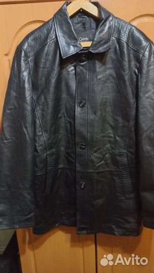 Кожаная куртка мужская