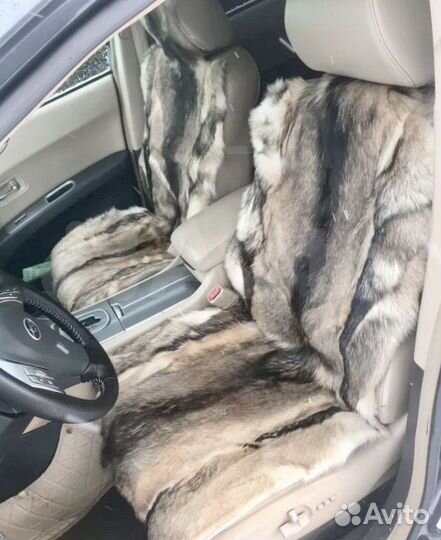 Меховые накидки из волка
