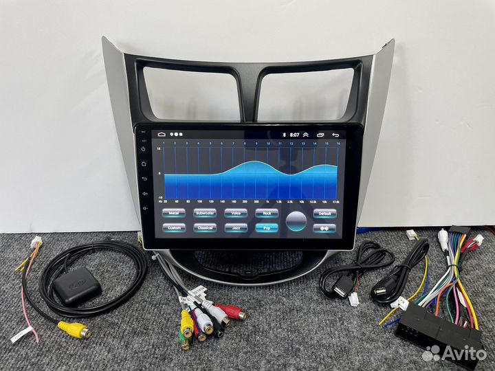 Магнитола Hyundai Solaris 1 android