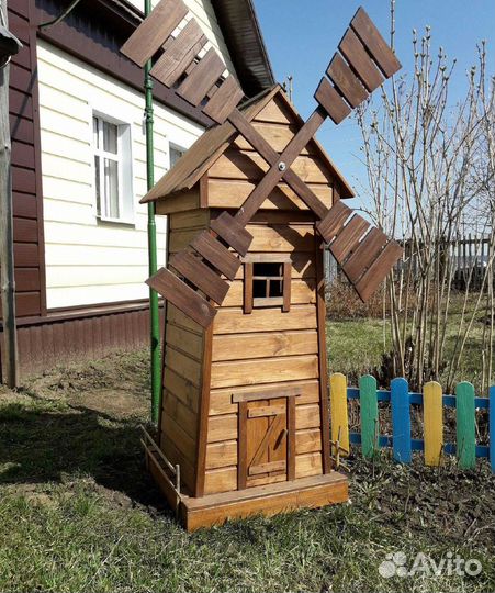 Мельница декоративная для сада